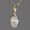 Boulder Opal Pendant 18k Gold