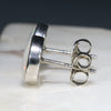 Natural Australian White  Opal  Silver Stud Earring Code -SE287