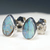 Australian Boulder Opal  Silver Stud Earring Code -SE284