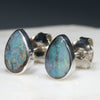 Australian Boulder Opal  Silver Stud Earring Code -SE284
