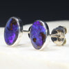 Australian Boulder Opal  Silver Stud Earring Code -JERS01