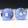 Opal and Diamond Earring Studs