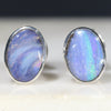 Sterling Silver Opal Studs
