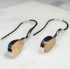 Natural Australian Boulder Opal Silver Earring (9.5mm x 6mm) Code -SE260