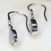 Natural Australian Opal  Silver Earring (10mm x 6mm) Code -SE259