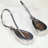 Natural Australian Boulder Opal Silver Earring (11mm x 6mm) Code -SE270