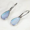 Natural Australian Boulder Opal Silver Earring (11mm x 6mm) Code -SE270