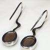 Natural Australian Boulder Opal  Silver Earring ( 10mm x 7mm) Code -SER267