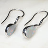 Natural Australian Opal  Silver Earring (10mm x 6mm) Code -SE259