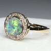 Opal Gold Ring and Diamonds