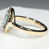 Natural Australian Boulder Opal and Diamond  Gold Ring - Size 6.25 Code - JGR773