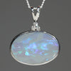 Australian Opal Silver Pendant