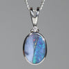 Opal Silver Pendant