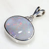 Natural Opal-Natural Diamond-Sterling Silver