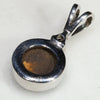 Natural Australian Boulder Opal and Diamond Silver Pendant with Silver Chain Code -SD148
