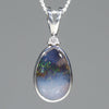 Gorgeous Midnight Opal Colours with Green Flecks