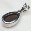 Silver Solid Opal Pendant rear View
