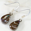 Australian Boulder Opal Matrix Silver Earrings Code -ERJ400