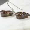 Australian Boulder Opal Matrix Silver Earrings Code -ERJ400