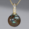 10k Gold and Diamonds,Matrix Opal