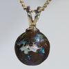 Natural Matrix Opal Planet Shape