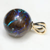 10k Gold Matrix Opal Pendant