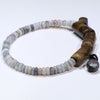 Australian White Opal Adjustable Bracelet 13.5cm Code AWB01