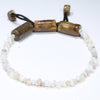 White Opal Bead Bracelet