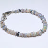 Natural Australian Opal Silver Bracelet 14.5cm-16cm Code AWB04
