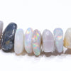 Natural Australian Opal Silver Bracelet 14.5cm-16cm Code AWB04