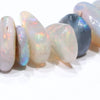 Natural Australian Opal Silver Bracelet 14.5cm-16cm Code AWB04