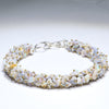 White Opal Bead Bracelet