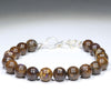 Natural Australian Boulder Matrix Opal Adjustable Bracelet