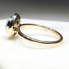 Natural Australian Crystal  Opal and Diamond  Gold Ring Size 7.5 Code -RL19