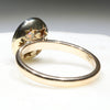 Natural Australian Crystal  Opal and Diamond  Gold Ring Size 7.5 Code -RL19