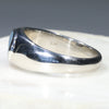 Natural Boulder Opal Mens Silver Ring -Size 12 Code-SM72