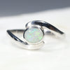 Natural Australian Boulder Opal Silver Ring - Size 6.5 Code - R192