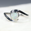 Natural Australian Boulder Opal Ring