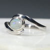 Silver Natural Boulder Opal Ring