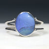 Australian Boulder Opal Silver Ring