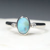 Natural Opal Silver ring- natural Opal Pattern