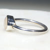 Australian Solid Opal Silver Ring - Size  5 Code - SRJA10