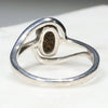 Natural Australian Boulder Opal Silver Ring - Size 5 Code - SRJ0B1
