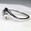Silver Opal Ring Side View