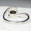 Silver Solid Opal Ring Rear View