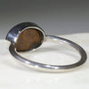 Natural Australian Boulder Opal Silver Ring - Size 12 Code R61