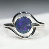 Beautiful Natural boulder Opal Silver Ring