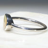 Silver Opal Ring Side View