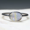 Natural Horizontal Stripe Opal Pattern