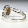 Natural Australian Boulder Opal Silver Ring - Size 10.5 Code - R50